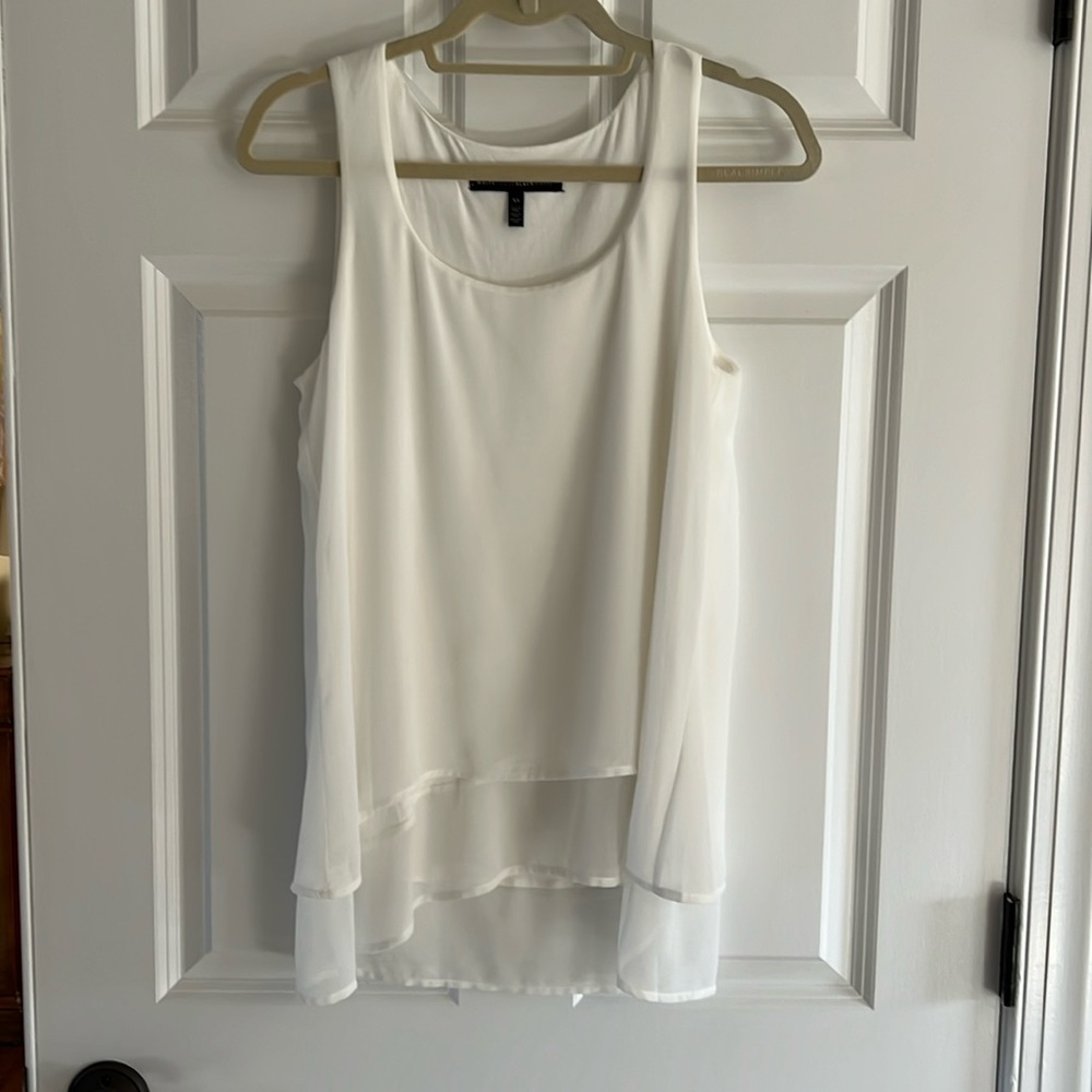 Whitehouse Blackmarket White High/Low Top Size XS